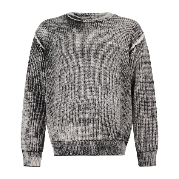 Obey - Maglione girocollo Spray Effect multicolore con logo ricamato per uomo |