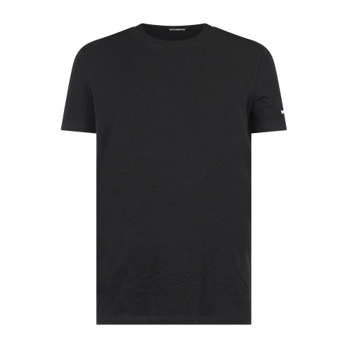 Dsquared2 - Set 2 pezzi T-shirt girocollo nera in cotone per uomo |