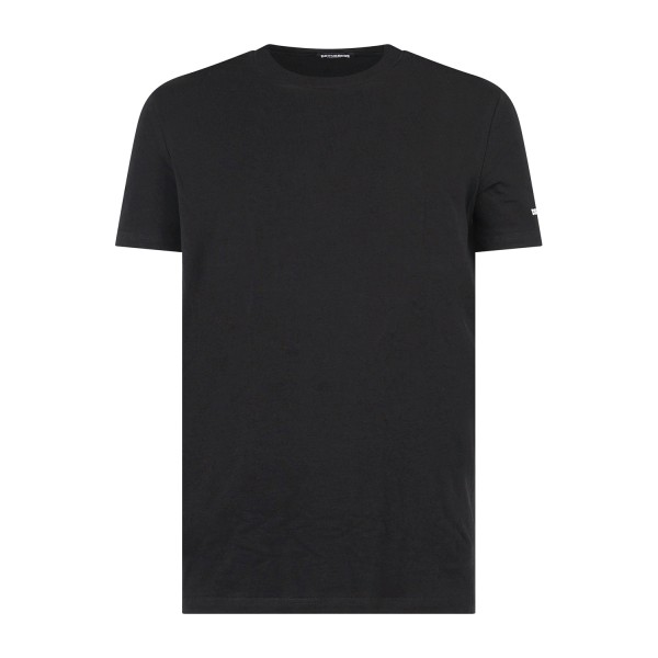 Dsquared2 - Set 2 pezzi T-shirt girocollo nera in cotone per uomo |