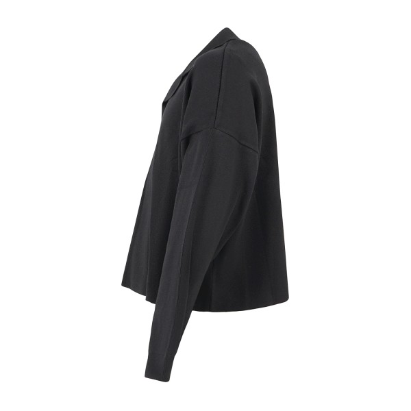 Marsem - Cardigan nero in viscosa crop fit per uomo | mrsm211 viscosa 090 nero