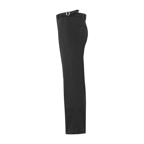 Richmond X - Pantalone Nipami nero in lana monogram all over per uomo | 2