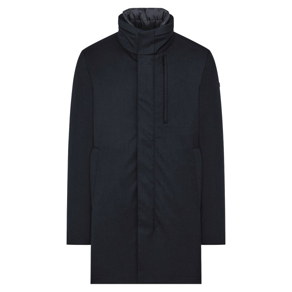 DUNO - Impermeabile Blake z blu in tessuto tecnico 3 layer per uomo |