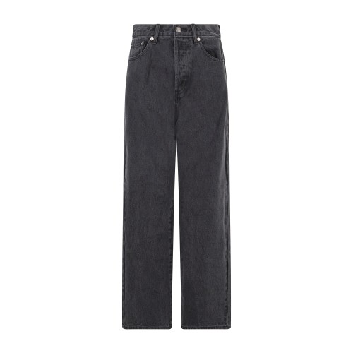 Obey - Jeans Boxcar denim nero 5 tasche straight Leg fit per uomo | 142010119