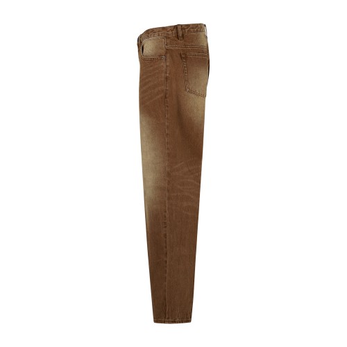 Obey - Jeans Boxcar marrone 5 tasche straight leg fit per uomo | 142010119 2