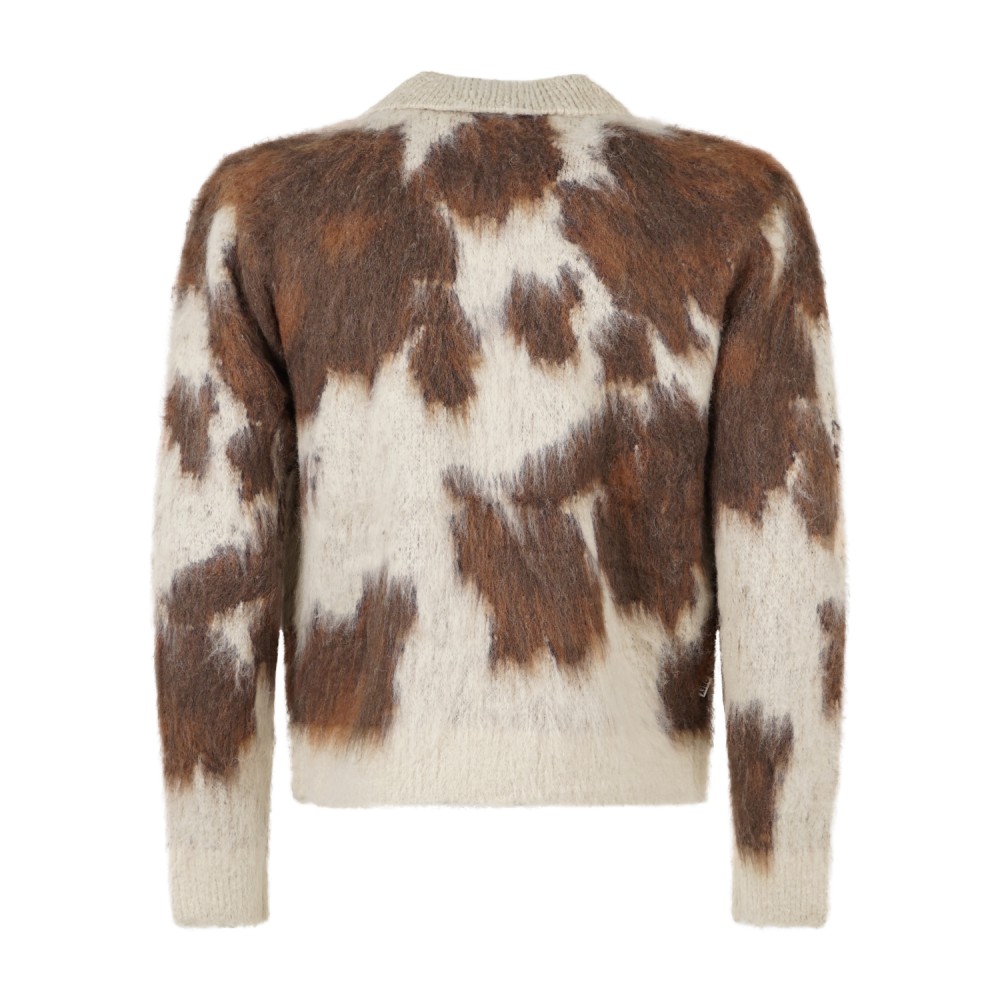 Obey - Cardigan Cow multicolore con full zip per uomo | 151010050 cow multi