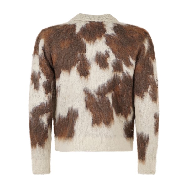 Obey - Cardigan Cow multicolore con full zip per uomo | 151010050 cow multi