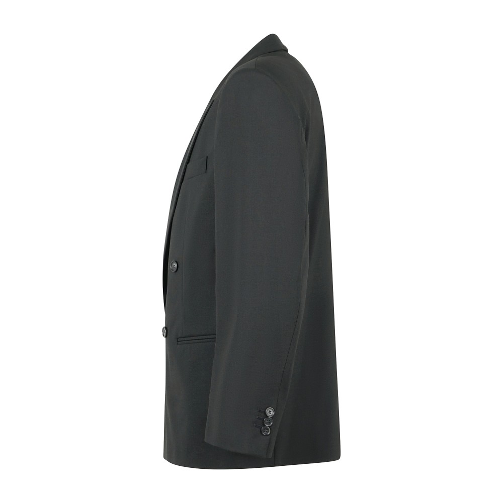 Marsem - Giacca nera doppiopetto in frescolana per uomo | g103 t300 frescolana