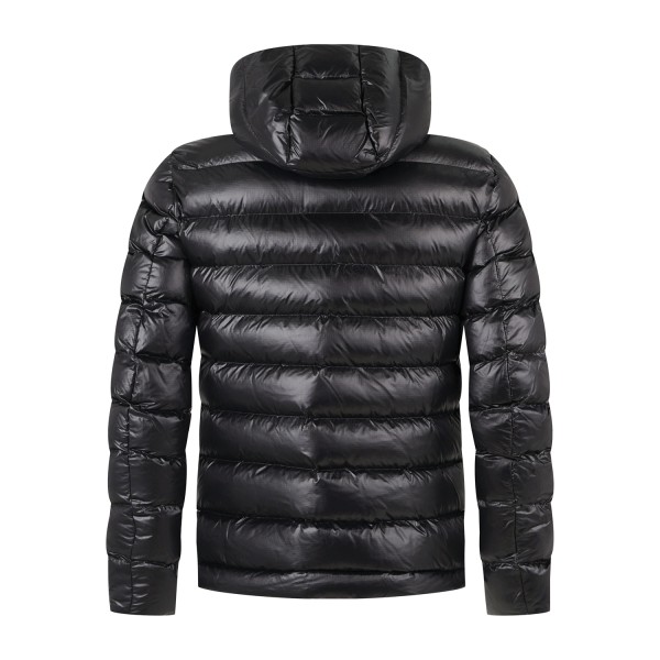 Blauer - Giubbotto Adams nero con cappuccio a effetto trapuntato per uomo |