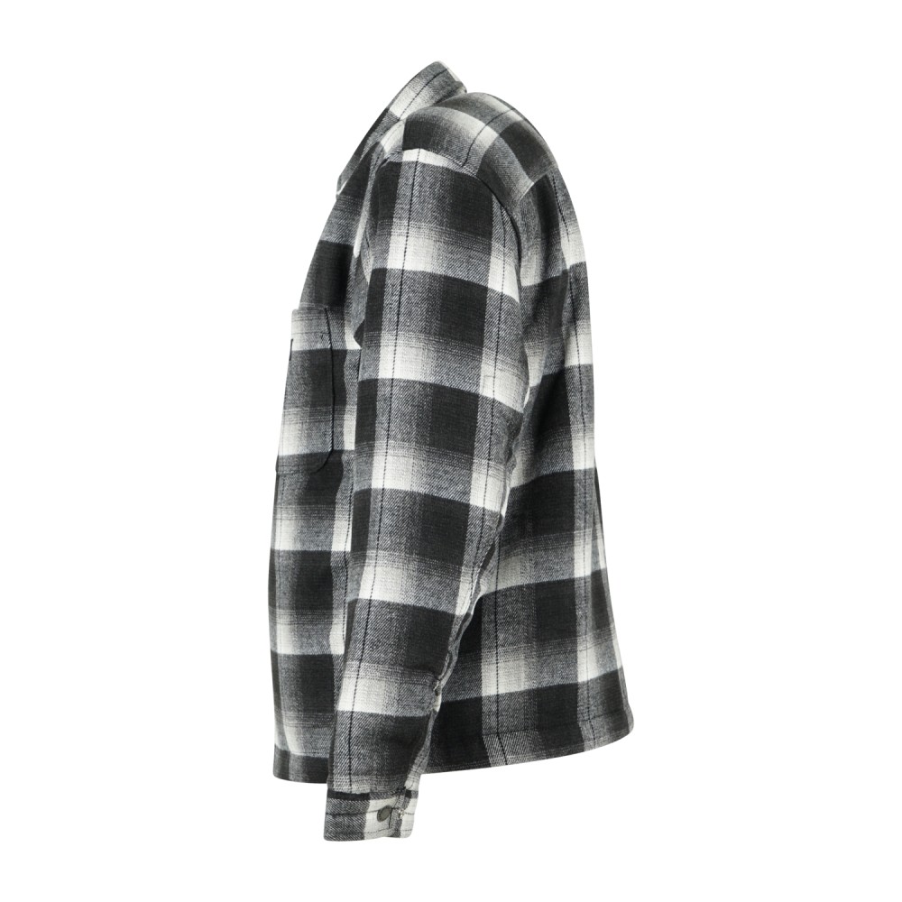 Dickies - Giubbotto Florence nero in flanella fantasia quadri per uomo |
