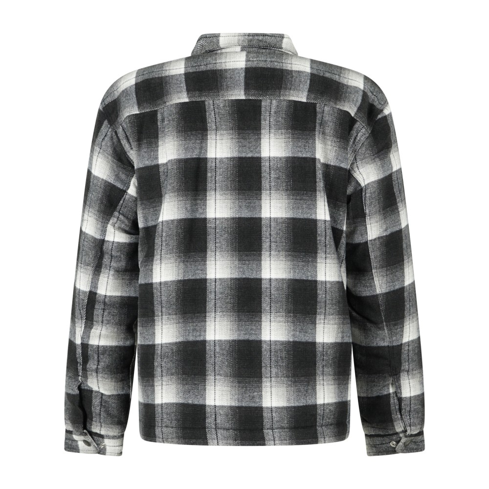 Dickies - Giubbotto Florence nero in flanella fantasia quadri per uomo |