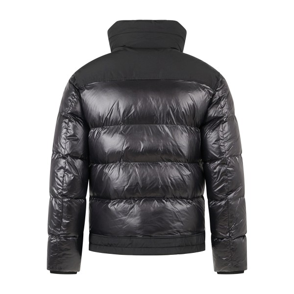 Blauer - Giubbotto Perkins nero effetto trapuntato con inserti in taslan per