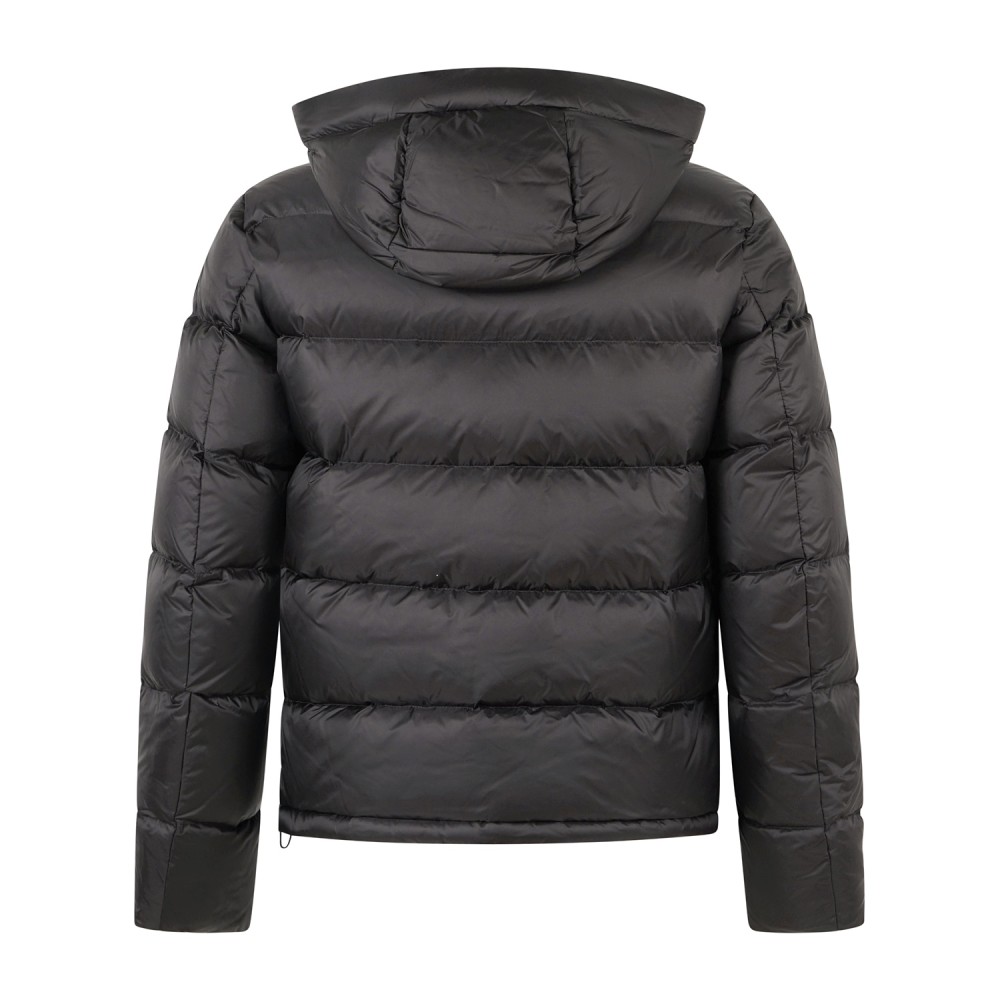 Blauer - Giubbotto piumino Clipper nero con cappuccio a effetto trapuntato