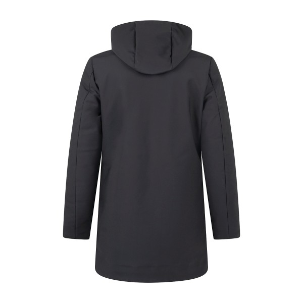 HèSKIMO - Parka con cappuccio nero in tessuto tecnico per uomo | he2440015 nero