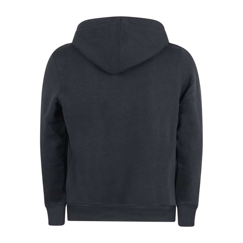 Dickies - Felpa con cappuccio Oakport nera in cotone con patch logo sul petto