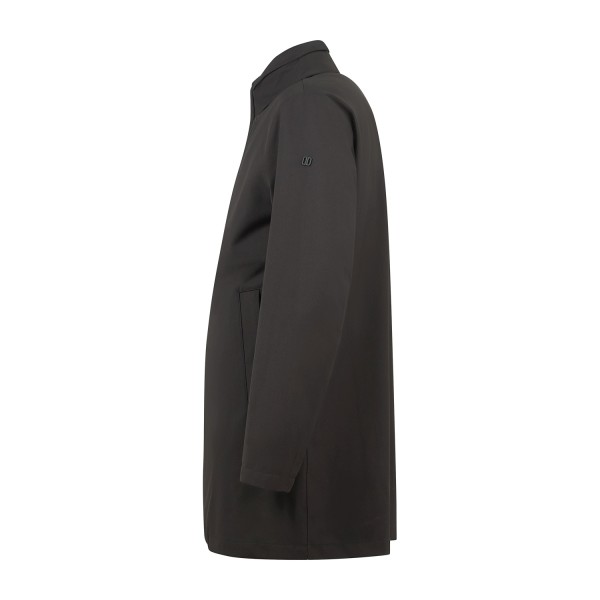 DUNO - Impermeabile Blake z marrone in tessuto tecnico 3 layer per uomo |
