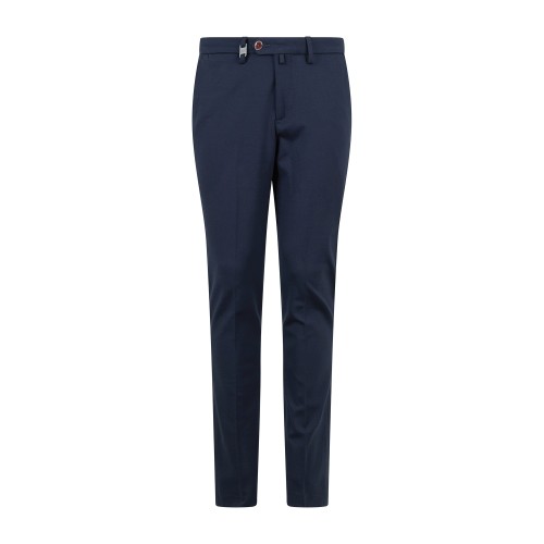 Barbati - Pantalone Cyrus blu in jersey slim fit per uomo | p-cyrus-s 226912