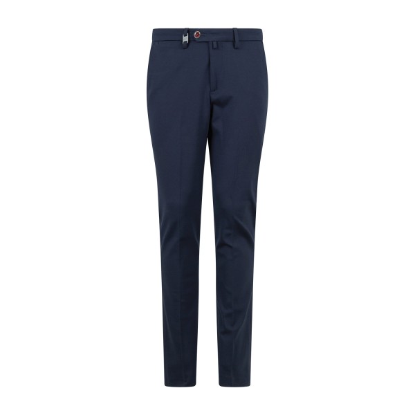 Barbati - Pantalone Cyrus blu in jersey slim fit per uomo | p-cyrus-s 226912