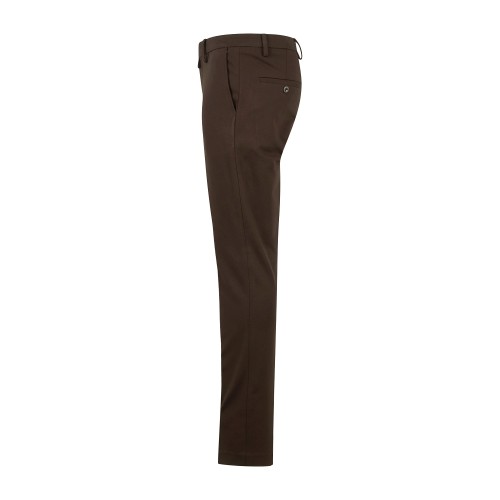 Barbati - Pantalone Cyrus marrone in jersey slim fit per uomo | p-cyrus-s 2
