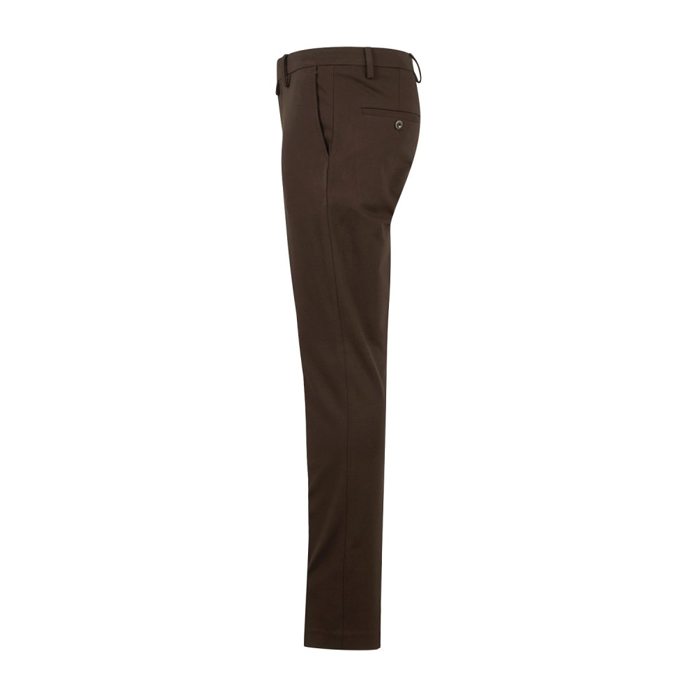 Barbati - Pantalone Cyrus marrone in jersey slim fit per uomo | p-cyrus-s