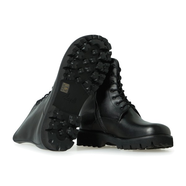 Morgillo - Stivaletto nero in pelle con full zip per uomo | 911/13 freddie