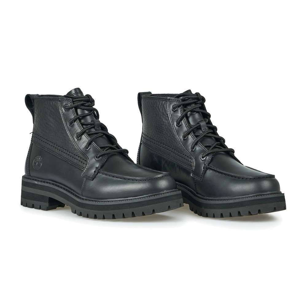 Timberland - Stivaletto nero in pelle con lacci per uomo | tb0a2muq w02 nero