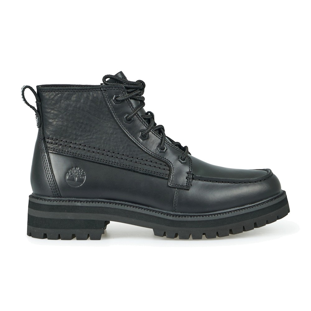 Timberland - Stivaletto nero in pelle con lacci per uomo | tb0a2muq w02 nero