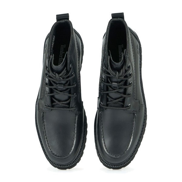Timberland - Stivaletto nero in pelle con lacci per uomo | tb0a2muq w02 nero