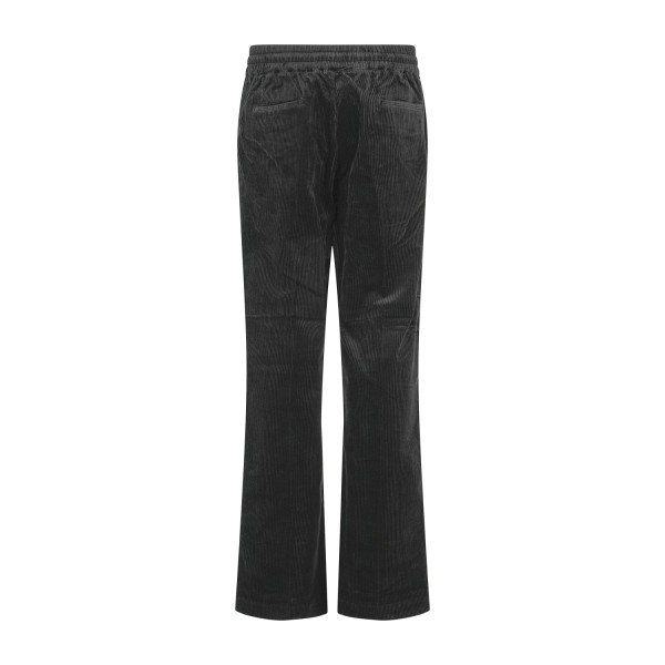 Richmond X - Pantalone ordance nero in velluto a coste cargo Ordnance per uomo