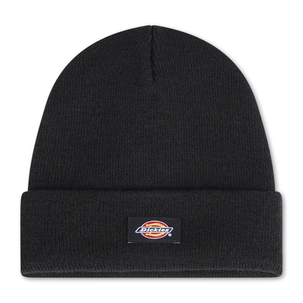 Dickies - Cappello Gibsland nero a coste con patch logo sul fronte per uomo |