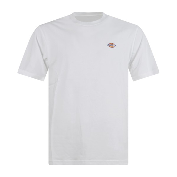 Dickies - T-shirt bianca con stampa logo sul fronte per uomo | dk0a4xdbwhx1