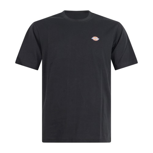 Dickies - T-shirt nera con stampa logo sul fronte per uomo | dk0a4xdbblk1