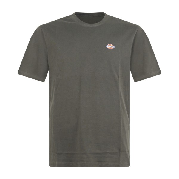 Dickies - T-shirt verde con stampa logo sul fronte per uomo | dk0a4xdbogx1 verde