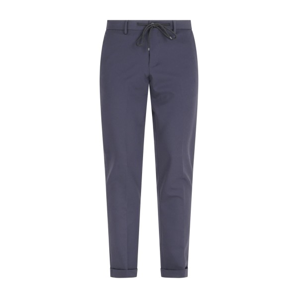 Briglia 1949 - Pantalone blu Montrealp con elastico in vita in tessuto tecnico