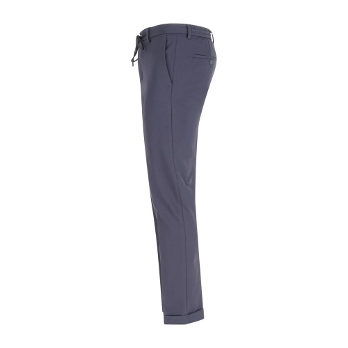 Briglia 1949 - Pantalone blu Montrealp con elastico in vita in tessuto tecnico 2
