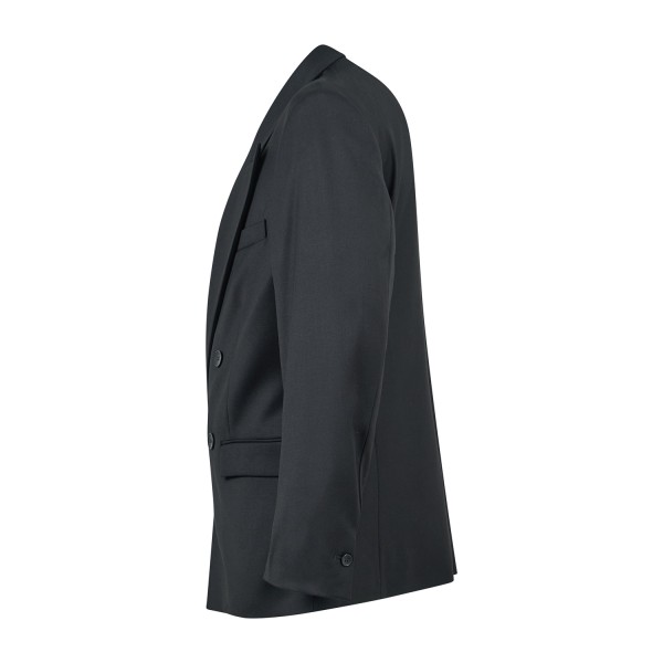 I'm Brian - Giacca nera doppiopetto con rever a lancia per uomo | gia3855 nero