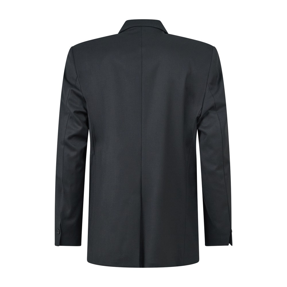 I'm Brian - Giacca nera doppiopetto con rever a lancia per uomo | gia3855 nero