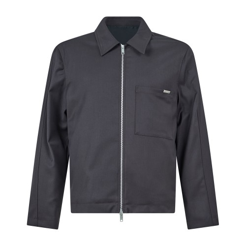 I'm Brian - Giacca overshirt marrone con taschino applicato per uomo | giu3870