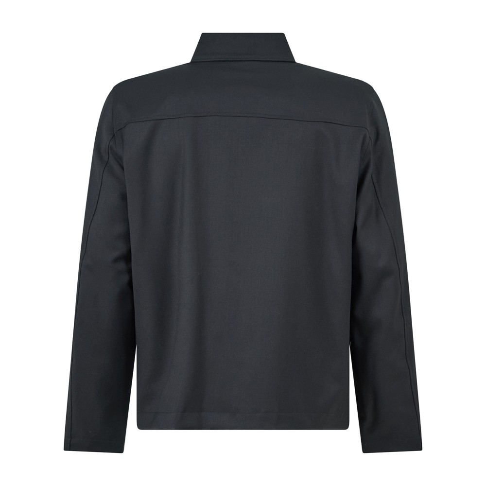 I'm Brian - Giacca overshirt nera con taschino applicato per uomo | giu3870 nero