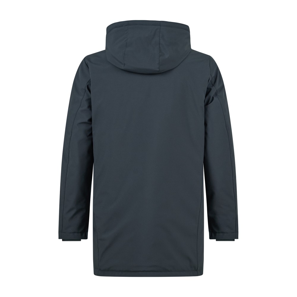 People of Shibuya - Giubbotto Fuji nero in tessuto tecnico con cappuccio per
