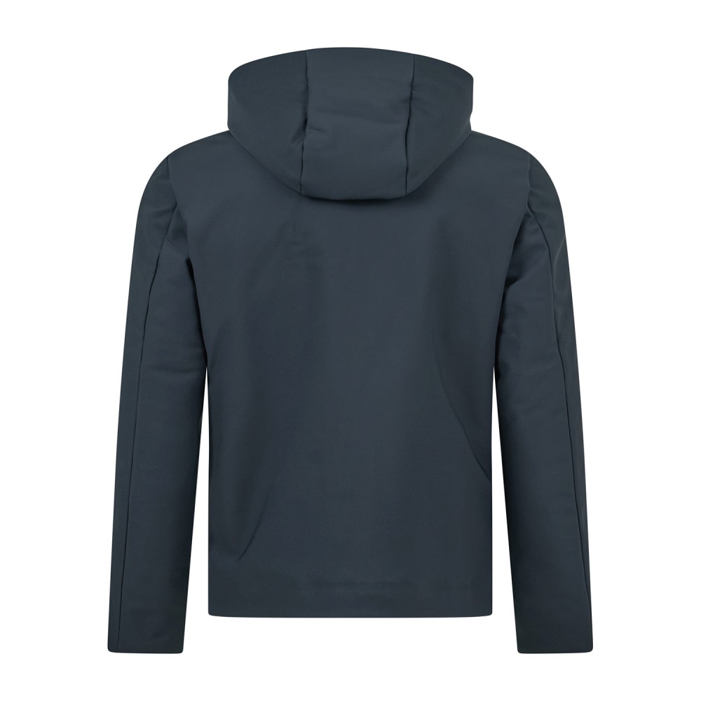 HèSKIMO - Giubbotto nero in tessuto softshell con cappuccio per uomo |