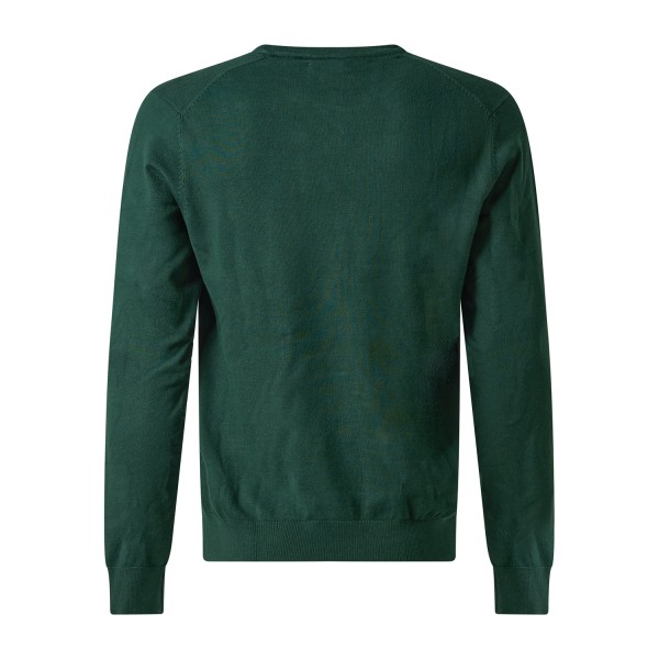 Markup - Maglioncino girocollo verde in viscosa regular fit per uomo | mk20010
