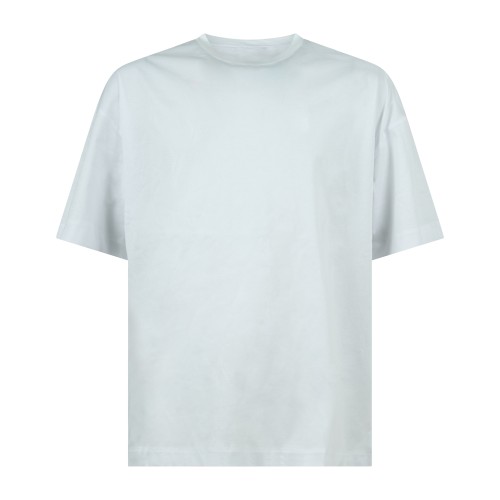 I'm Brian - T-shirt bianca manica corta con patch logo a rilievo sul retro per