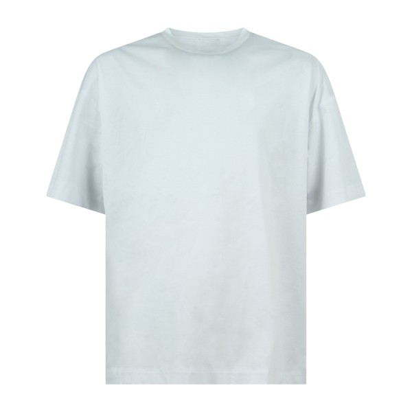 I'm Brian - T-shirt bianca manica corta con patch logo a rilievo sul retro per