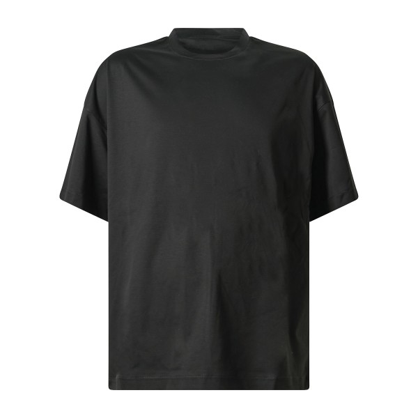 I'm Brian - T-shirt nera manica corta con patch logo a rilievo sul retro per