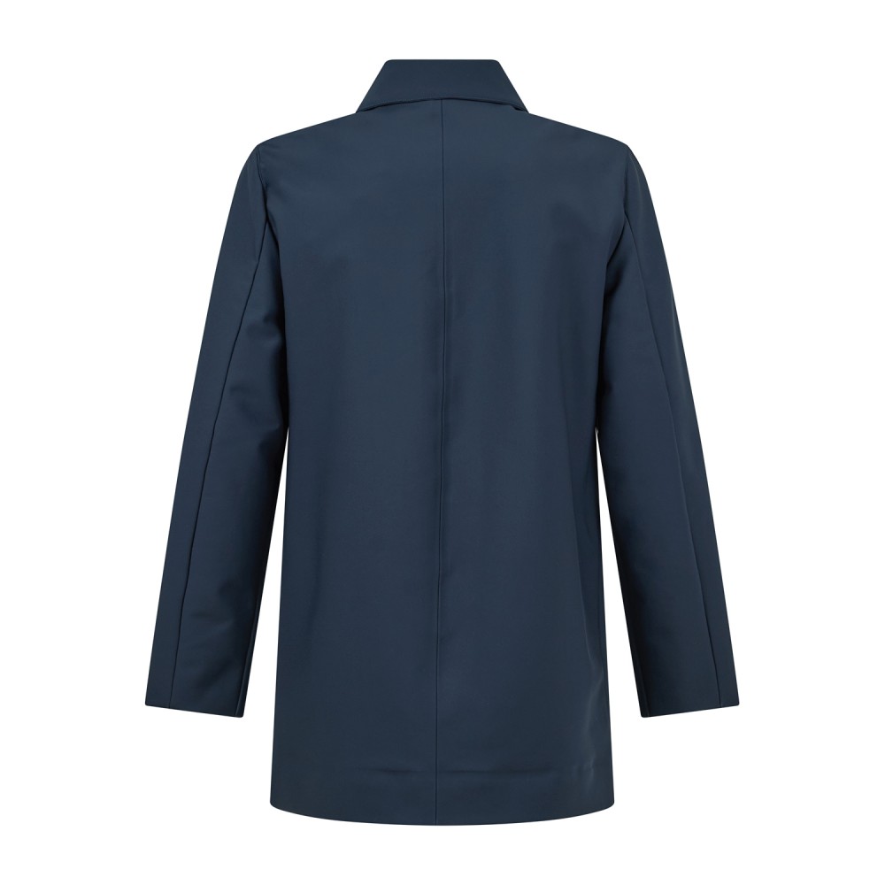 HèSKIMO - Trench blu in tessuto tecnico per uomo | he2440014 blue
