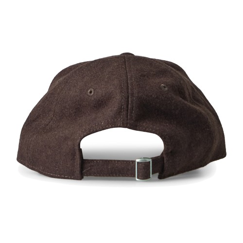 Roy Roger's - Cappello marrone con visiera in lana con logo ricamato per uomo | 2