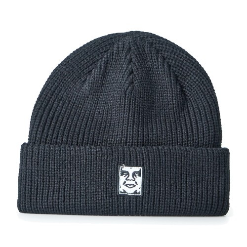Obey - Cappello Mid Icon Patch nero con patch logo sul fronte per uomo |