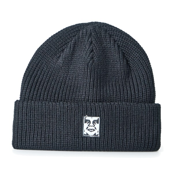 Obey - Cappello Mid Icon Patch nero con patch logo sul fronte per uomo |
