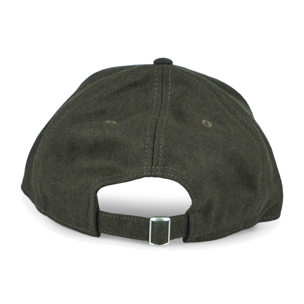 Roy Roger's - Cappello verde con visiera in lana con logo ricamato per uomo |