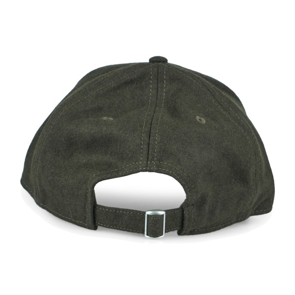 Roy Roger's - Cappello verde con visiera in lana con logo ricamato per uomo |